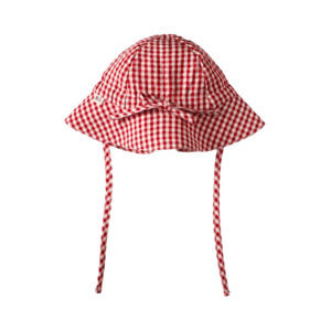 Sun Hat - Red Gingham