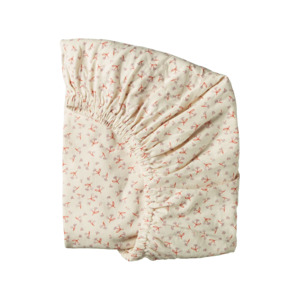Fitted sheet jersey - Dandelion print - Bassinet