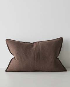 For Your Home: COMO CUSHION COCOA 40X60CM - WITH FEATHER INNER