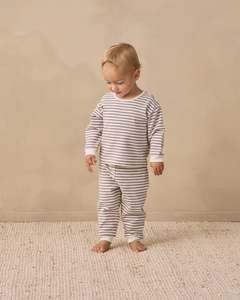 Cozy Set Slate Stripe