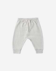Quincy Mae: Drawstring Pant Cloud Stripe