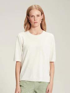 Tops: Leo Summer Tee - White Linen