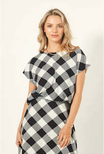 Tops: Melani Top - Gingham