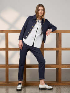Mixed Media Shirt - White