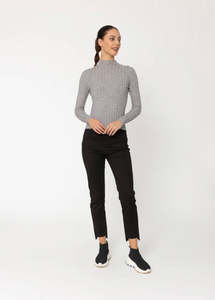 Two By Two: Derby Top - Grey Marle