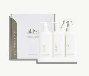 Dishwashing Liquid: al.ive Kitchen Trio - Lemon Myrtle & Honeydew