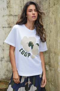 Coop: Petal Pop T-Shirt - White