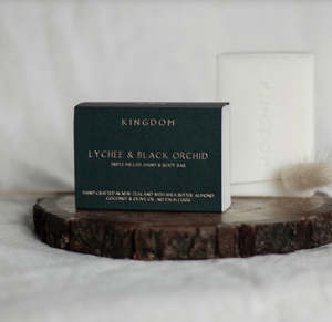 Kingdom: LYCHEE & BLACK ORCHID HAND & BODY BAR