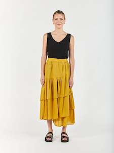 Mania Frill Skirt - Tarnish