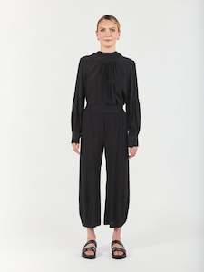 Obi: Silhouette Harem Pant - Black