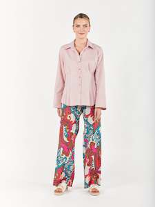 Obi: Candy Tuck Shirt - Tangerine