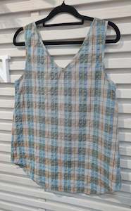 Obi: Believer Cami - Turquoise Check