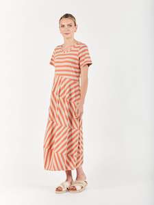 Obi: Cabo Cocoon Dress - Tangerine