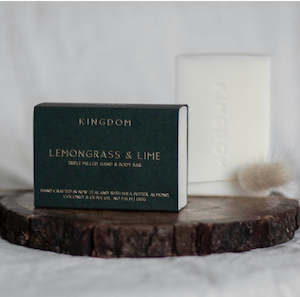 Kingdom: LEMONGRASS & LIME HAND & BODY BAR