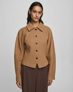 Msch Copenhagen: Esmeralda Jacket- Toasted Coconut