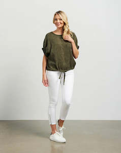 Et Alia: Harlee Top - Olive Jacquard