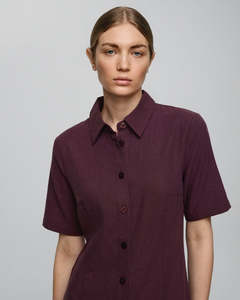 Msch Copenhagen: MSCH Gailana Shirt Dress - Fudge