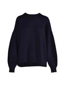 Knitwear: Koli Weekender Sweater - French Navy