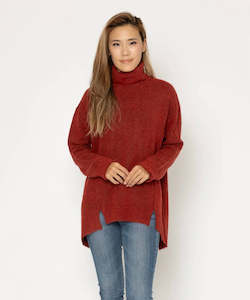 Shirts Tops: Emery Jumper - Rust