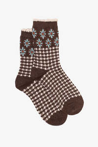 Socks: Woodland Check Sock