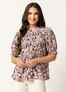 Seeking Lola: Bonita Top - Cosmic Blossom