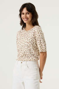 Shirts Tops: Leopard Print Pullover