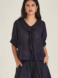 Elodie Blouse - French Navy