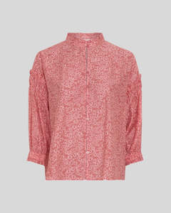 Blouses: Seraphina Shirt - Faded Rose Flower