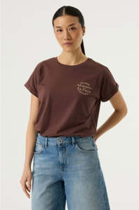 Tees: Bellissimo Tee - Earth Brown