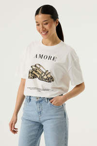 Tees: Amore Tee - White