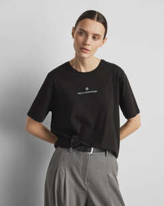 Tees: Theana Organic Icon Logo Tee - Black