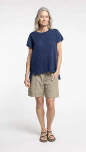 Knitwear: Louie Vest - Ink