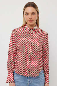 Tuesday Label: Freedom Top - Reflection Print