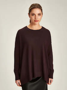 Halden Merino Weekender - Dark Cherry