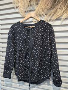 Leila Luca: Tied Up Jacket - Falling Sprig