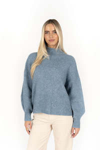 Knitwear: Chantae Jumper - Blue
