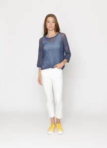 Two By Two: Rebe Top - Navy