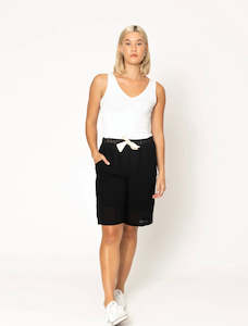 Ford Shorts - Viscose - Black