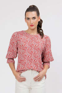 Seeking Lola: Magnificent Top - Red Trallice