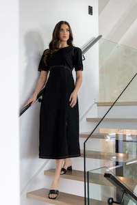 Leila Luca: Maya Dress - Washed Black
