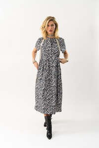Aliya Maxi Dress - Leopard Print
