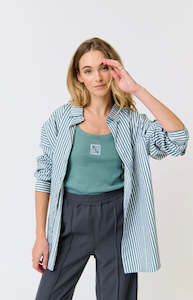 Adalyn Shirt - Alpine Mist