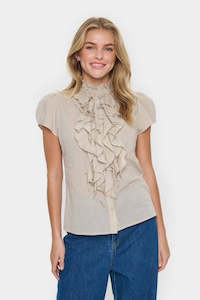 Saint Tropez: Tilly Shirt - Plaza Taupe