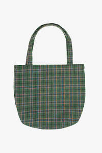 Antler: Alfie Plaid Tote - Green