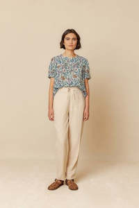 Indi Cold: Paisley Print Blouse