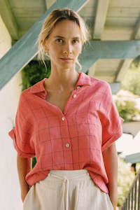 Windowpane Check Shirt - Sandra