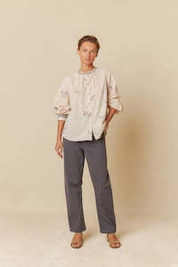 Indi Cold: Ada Blouse - Beige