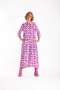 Deeanne Hobbs: French Me Dress - Grape Scribble