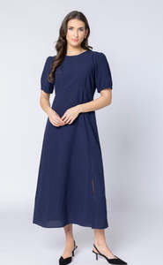 Leila Luca: Maya Dress - Ink Check