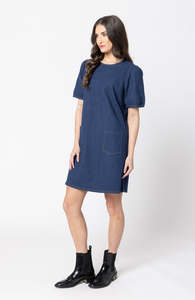 Leila Luca: Drifter Dress - Denim